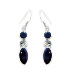 Black-Onyx-Middle-Eastern-Katarina-multiple-Dangle-Black-Silver-Earring