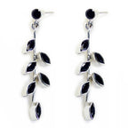 Black-Onyx-Australian-Kennedy-multiple-Stud-Black-925-Silver-Earring