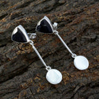 Black-Onyx-African-Lili-multiple-Stud-Black-925-Sterling-Silver-Earring