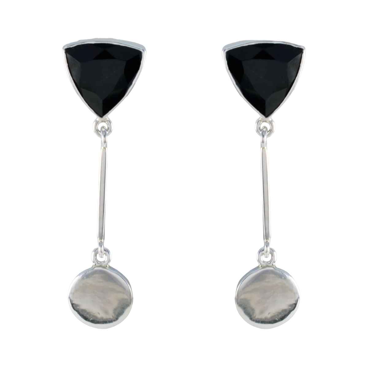Black-Onyx-African-Lili-multiple-Stud-Black-925-Sterling-Silver-Earring Main image