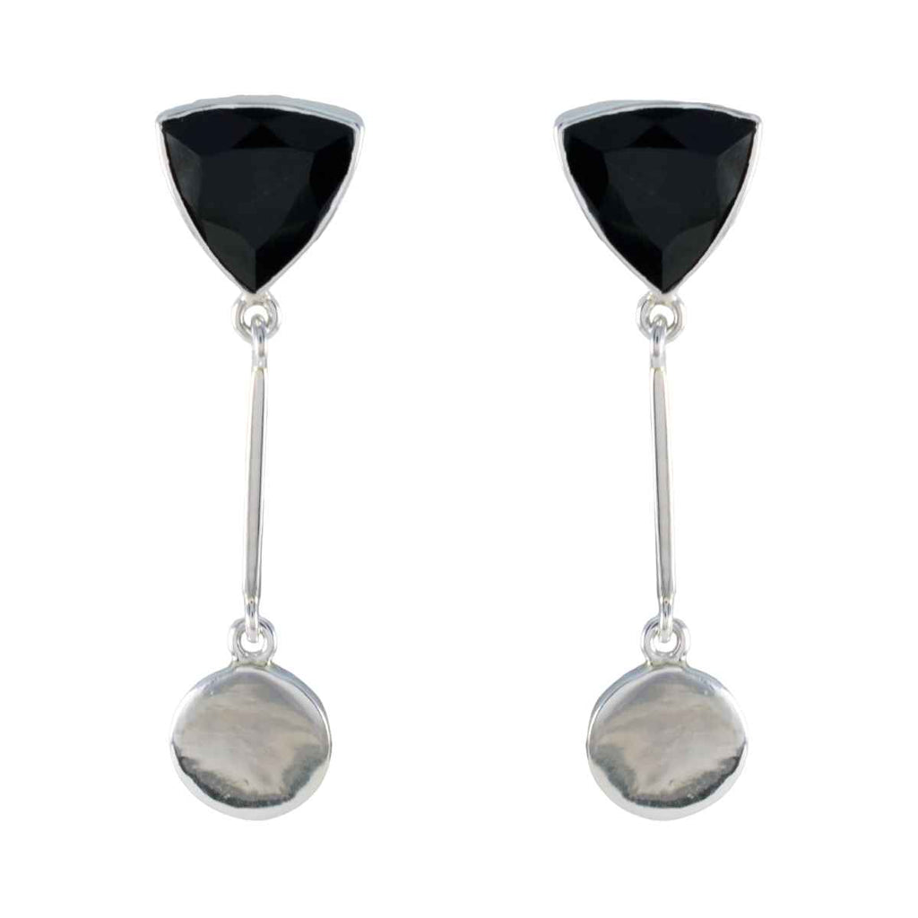 Black-Onyx-African-Lili-multiple-Stud-Black-925-Sterling-Silver-Earring