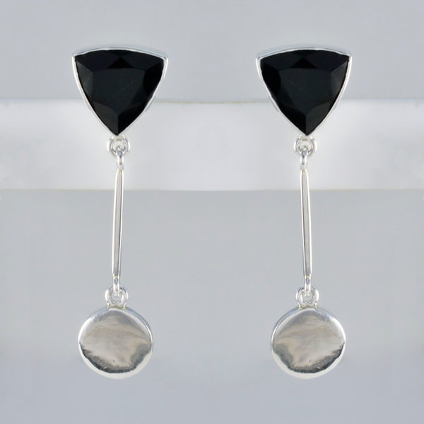 Black-Onyx-African-Lili-multiple-Stud-Black-925-Sterling-Silver-Earring