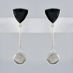 Black-Onyx-African-Lili-multiple-Stud-Black-925-Sterling-Silver-Earring