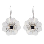 Black-Onyx-Mexican-Aaliyah-Solitaire-Dangle-Black-92.5-Silver-Earring