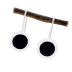 Black-Onyx-American-Audrey-Solitaire-Dangle-Black-925-Silver-Earring