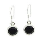 Black-Onyx-Moroccan-Lucia-Solitaire-Dangle-Black-Silver-Earring