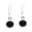 Black-Onyx-Moroccan-Lucia-Solitaire-Dangle-Black-Silver-Earring