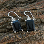 Black-Onyx-Japanese-Mathilde-Solitaire-Dangle-Black-925-Silver-Earring