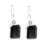 Black-Onyx-Japanese-Mathilde-Solitaire-Dangle-Black-925-Silver-Earring