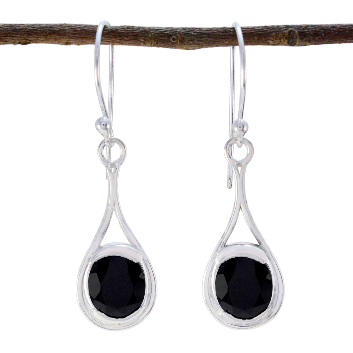 Black-Onyx-Australian-Nella-Solitaire-Dangle-Black-925-Sterling-Silver-Earring