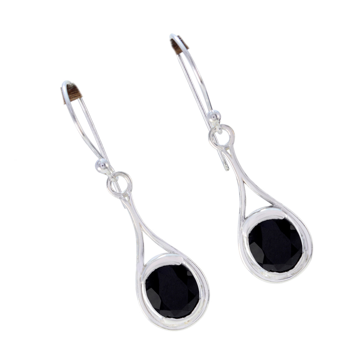 Black-Onyx-Australian-Nella-Solitaire-Dangle-Black-925-Sterling-Silver-Earring