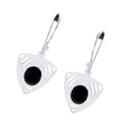 Black-Onyx-Spanish-Nora-Solitaire-Dangle-Black-92.5-Silver-Earring