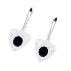 Black-Onyx-Spanish-Nora-Solitaire-Dangle-Black-92.5-Silver-Earring