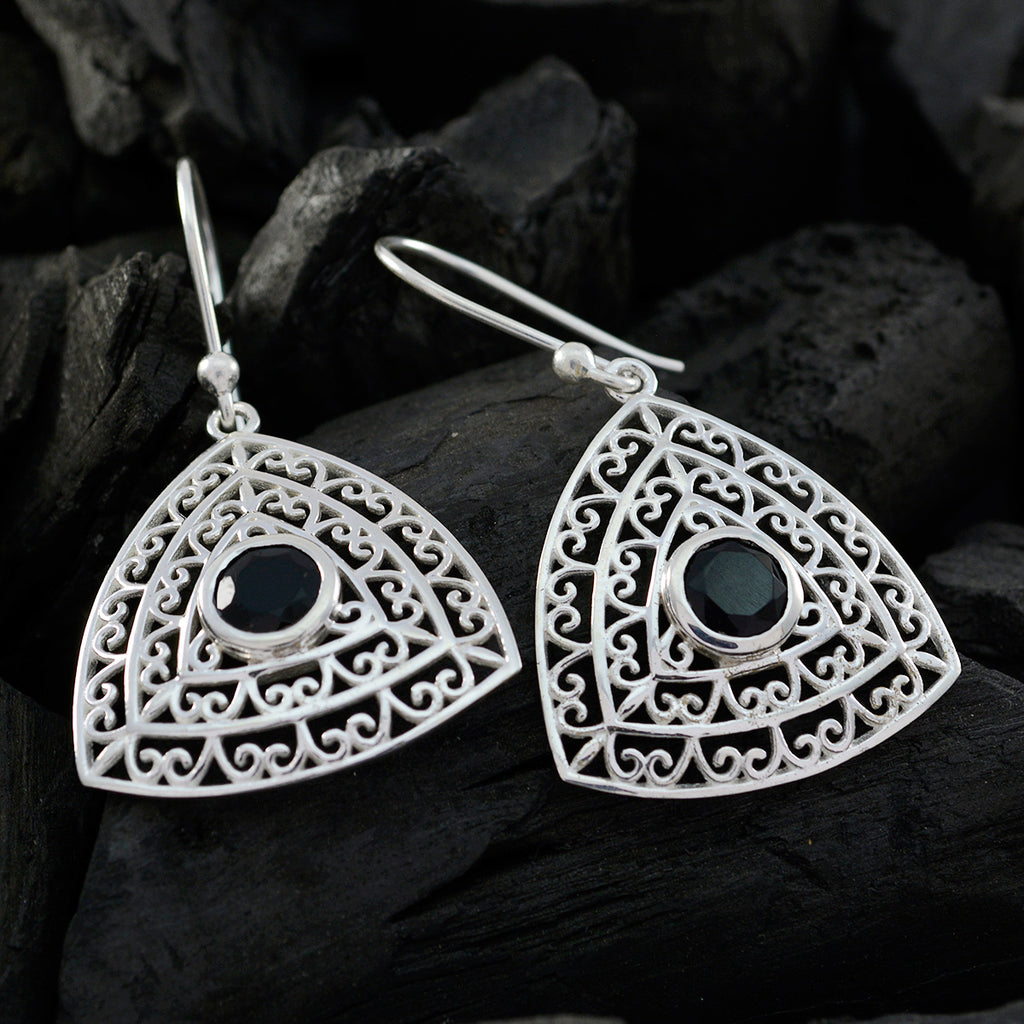 Black-Onyx-African-Penelope-Solitaire-Dangle-Black-Sterling-Silver-Earring