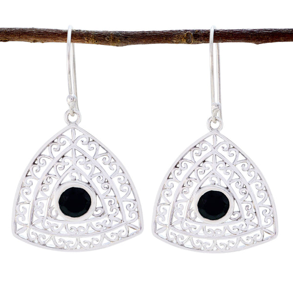 Black-Onyx-African-Penelope-Solitaire-Dangle-Black-Sterling-Silver-Earring