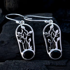 Black-Onyx-Egyptian-Pauline-Solitaire-Dangle-Black-925-Sterling-Silver-Earring