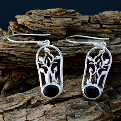 Black-Onyx-Egyptian-Pauline-Solitaire-Dangle-Black-925-Sterling-Silver-Earring