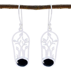 Black-Onyx-Egyptian-Pauline-Solitaire-Dangle-Black-925-Sterling-Silver-Earring