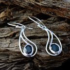 Black-Onyx-Korean-Skylar-Solitaire-Dangle-Black-Sterling-Silver-Earring