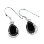 Black-Onyx-Latin-American-Hye-jin-Solitaire-Dangle-Black-Sterling-Silver-Earring