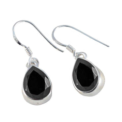 Black-Onyx-Latin-American-Hye-jin-Solitaire-Dangle-Black-Sterling-Silver-Earring