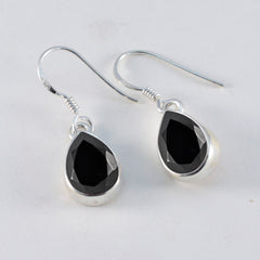 Black-Onyx-Latin-American-Hye-jin-Solitaire-Dangle-Black-Sterling-Silver-Earring