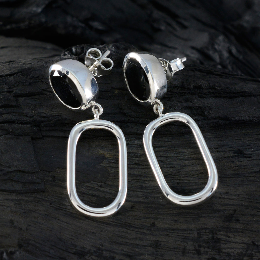 Black-Onyx-Middle-Eastern-Teresa-Solitaire-Stud-Black-925-Silver-Earring