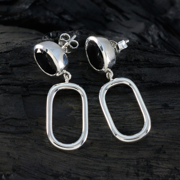 Black-Onyx-Middle-Eastern-Teresa-Solitaire-Stud-Black-925-Silver-Earring