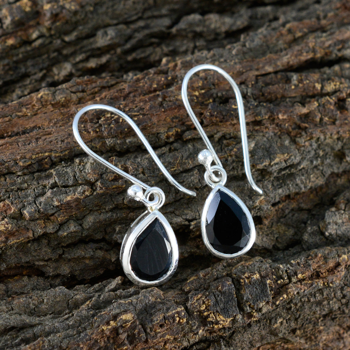 Black-Onyx-Turkish-Zoe-Solitaire-Dangle-Black-Sterling-Silver-Earring