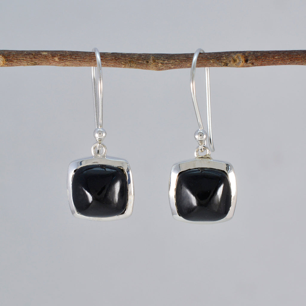 Black-Onyx-Egyptian-Hye-jin-Solitaire-Dangle-Black-925-Sterling-Silver-Earring
