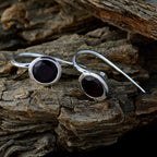 Black-Onyx-French-Yasmine-Solitaire-Dangle-Black-Silver-Earring