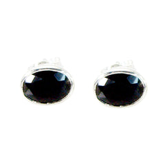 Black-Onyx-African-Zoey-Solitaire-Stud-Black-92.5-Silver-Earring