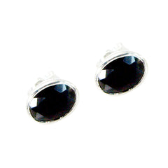 Black-Onyx-African-Zoey-Solitaire-Stud-Black-92.5-Silver-Earring