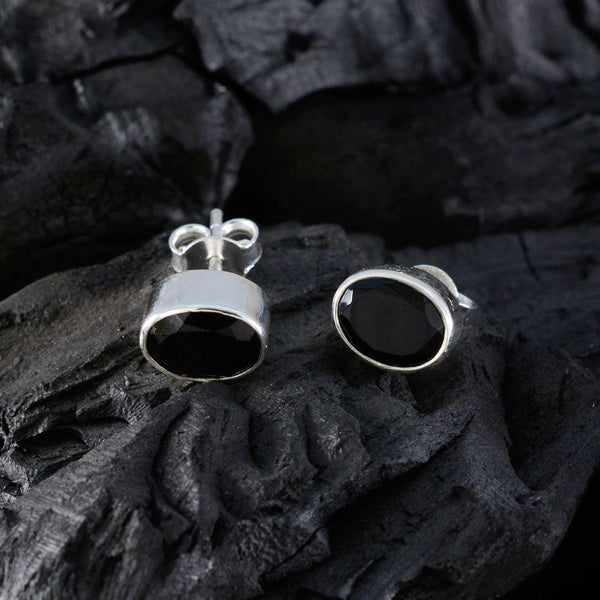 Black-Onyx-Mexican-Amelia-Solitaire-Stud-Black-Sterling-Silver-Earring