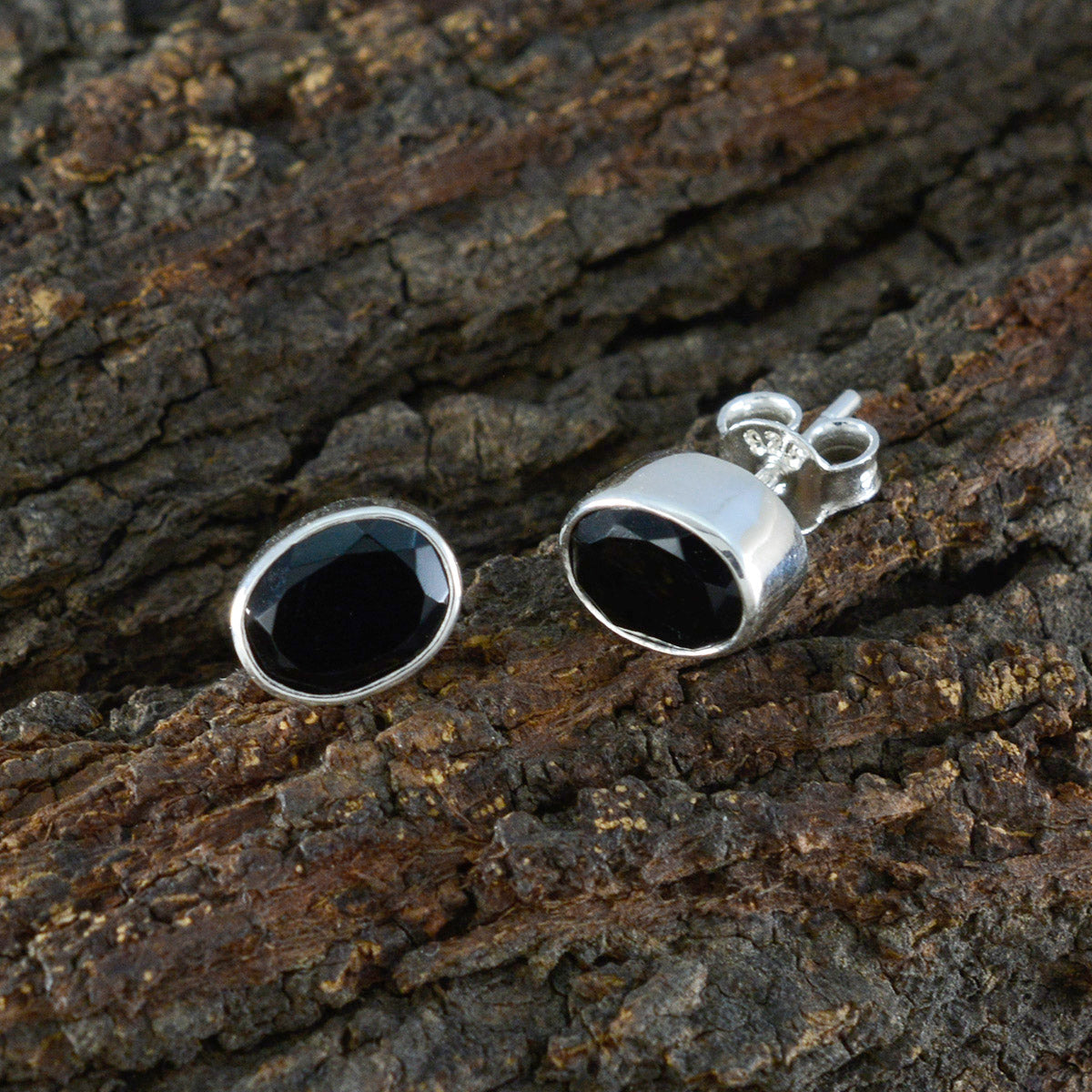 Black-Onyx-Mexican-Amelia-Solitaire-Stud-Black-Sterling-Silver-Earring