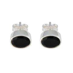 Black-Onyx-Mexican-Amelia-Solitaire-Stud-Black-Sterling-Silver-Earring