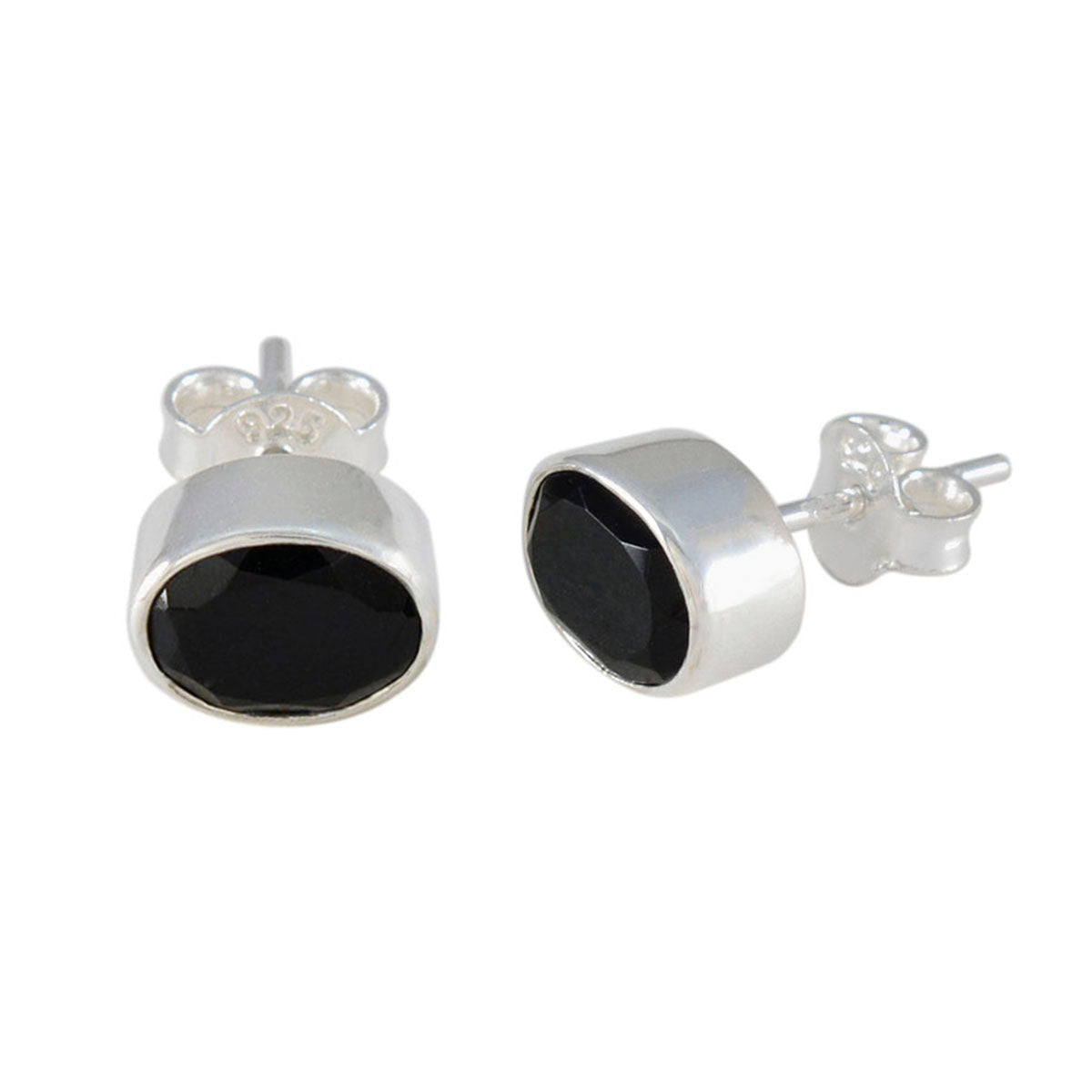 Black-Onyx-Mexican-Amelia-Solitaire-Stud-Black-Sterling-Silver-Earring