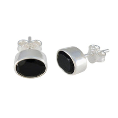 Black-Onyx-Mexican-Amelia-Solitaire-Stud-Black-Sterling-Silver-Earring
