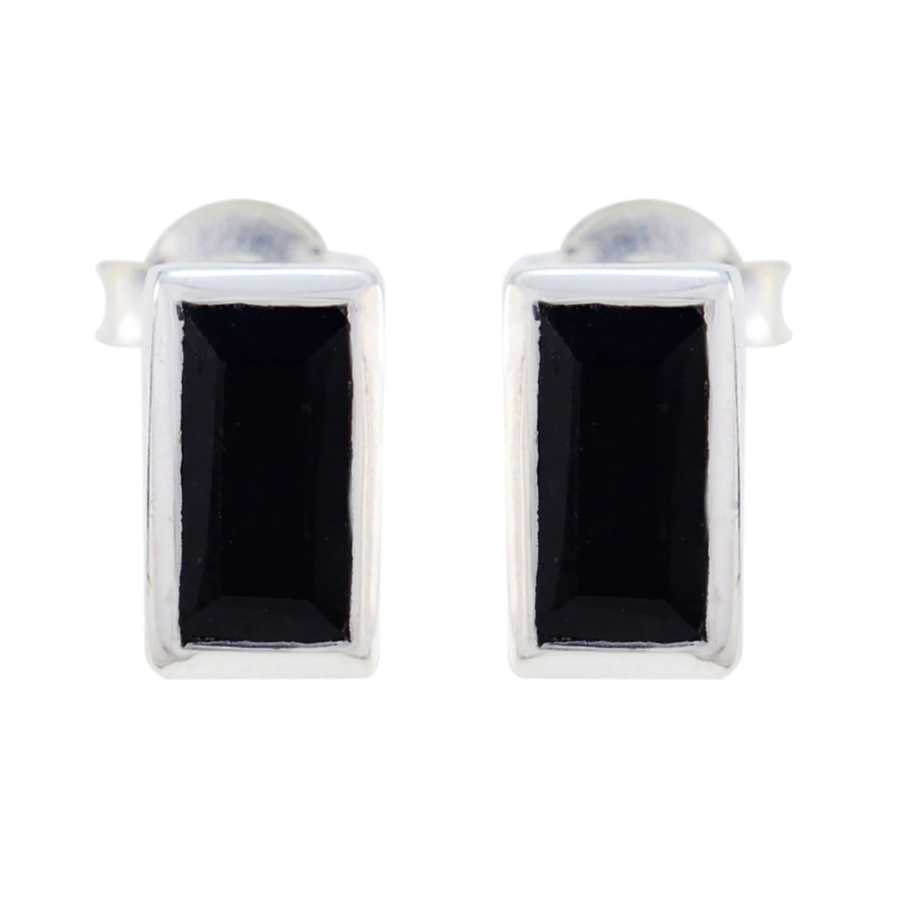 Black-Onyx-American-Genesis-Solitaire-Stud-Black-Sterling-Silver-Earring