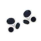 Black-Onyx-Moroccan-Ayaka-multiple-Stud-Black-Sterling-Silver-Earring