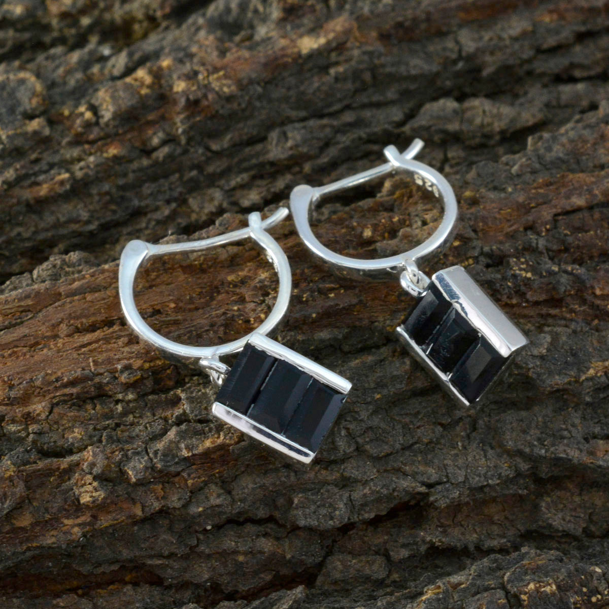 Black-Onyx-Australian-Emma-multiple-Dangle-Black-925-Sterling-Silver-Earring