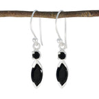 Black-Onyx-Australian-Lucy-Toi-et-Moi-Dangle-Black-92.5-Silver-Earring