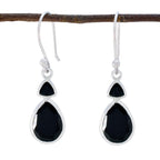 Black-Onyx-Mexican-Ana-Toi-et-Moi-Dangle-Black-92.5-Silver-Earring
