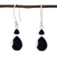 Black-Onyx-Mexican-Ana-Toi-et-Moi-Dangle-Black-92.5-Silver-Earring