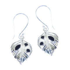 Black-Onyx-Egyptian-Chen-multiple-Dangle-Black-925-Sterling-Silver-Earring