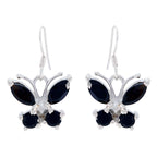 Black-Onyx-American-Emi-multiple-Dangle-Black-925-Silver-Earring