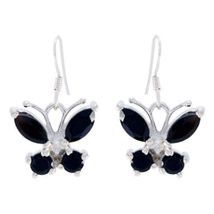 Black-Onyx-American-Emi-multiple-Dangle-Black-925-Silver-Earring
