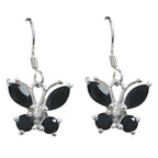 Black-Onyx-American-Emi-multiple-Dangle-Black-925-Silver-Earring