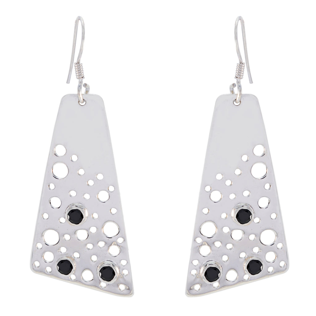 Black-Onyx-Turkish-Mia-multiple-Dangle-Black-Sterling-Silver-Earring
