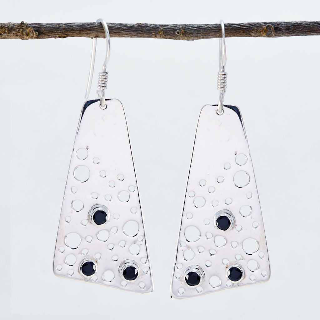 Black-Onyx-Turkish-Mia-multiple-Dangle-Black-Sterling-Silver-Earring